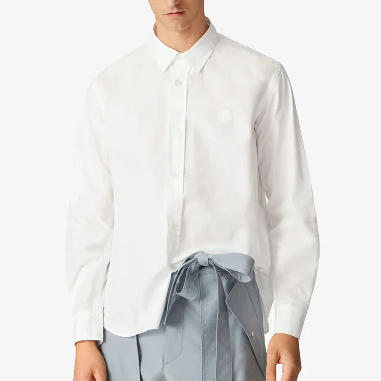 KENZO Classic Tiger Head SS21 Shirt Men's White-3
