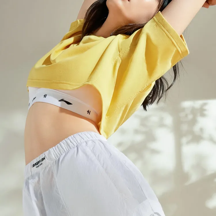 LiNing x HAIZHENWANG Training Series Crop Tops Women's-3