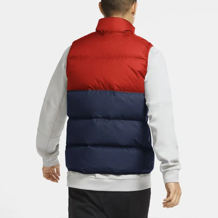 Nike Down Jackets Men Blue Red-4