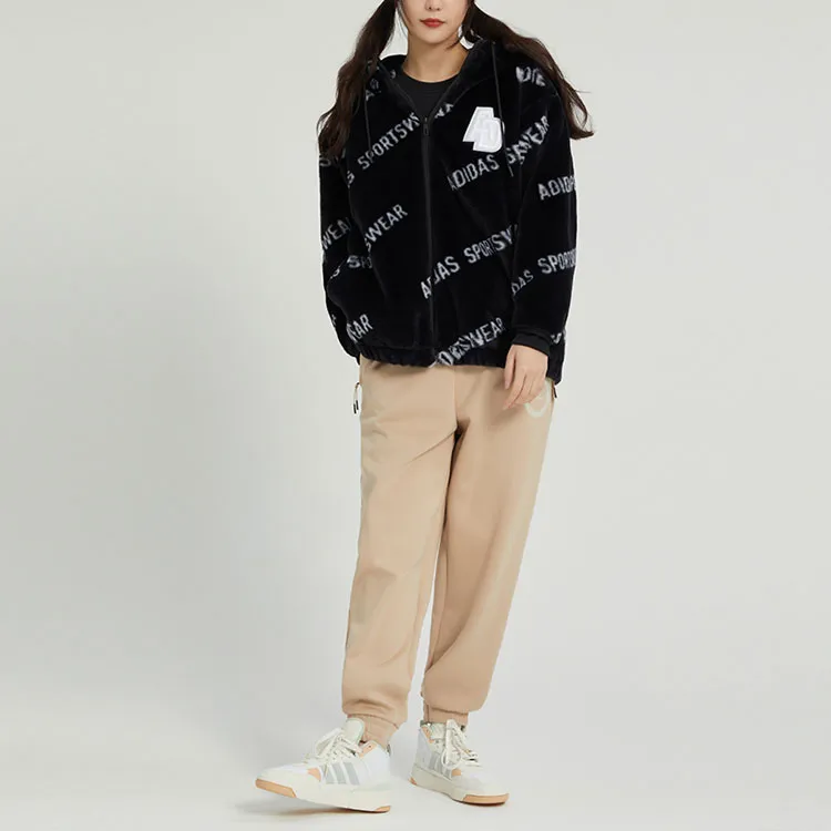 Adidas MONOGRAM Jacket Women's Black-4