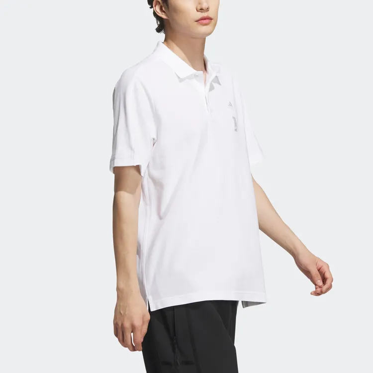 Adidas Polo Shirts Men White-1