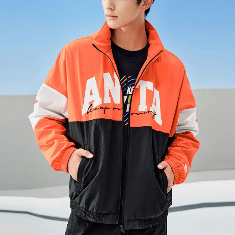 ANTA Life Collection Jackets Unisex Shimmering Orange-1