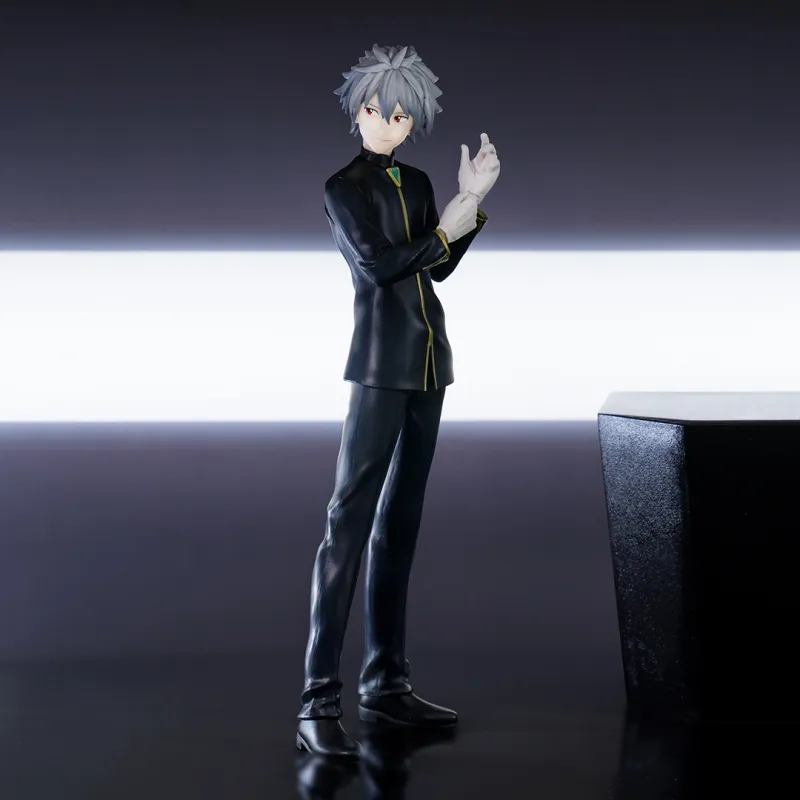 BANPRESTO Kaworu Nagisa Glass Factory Ichiban Kuji Neon Genesis Evangelion Angel Attack C Prize Bonus Gifts 21cm-1