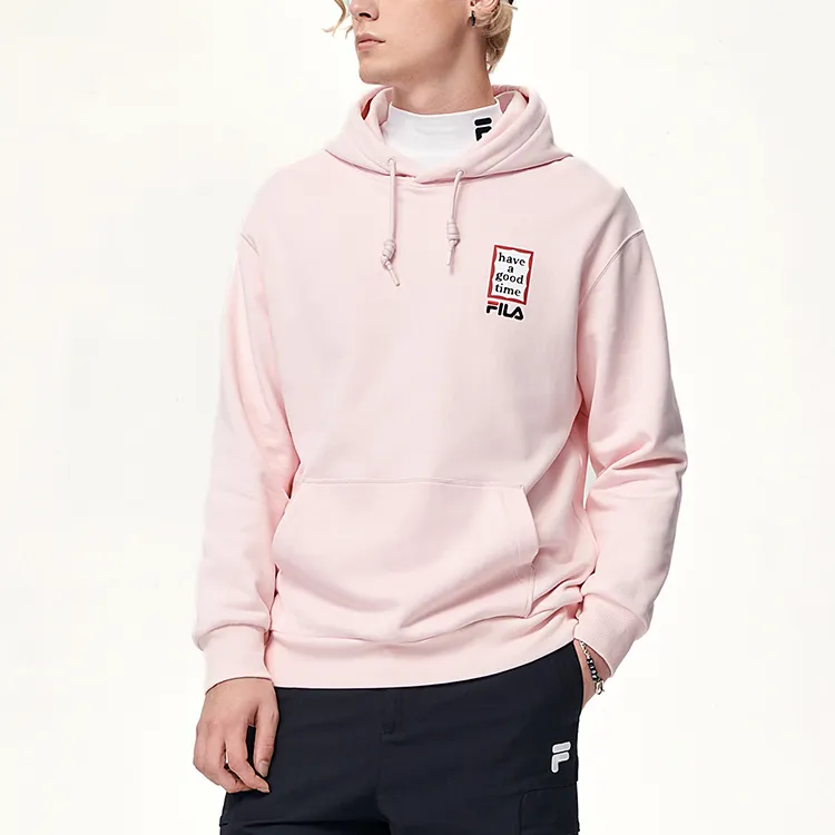 FILA Have A Good Time Collection Sweatshirts Unisex Shy Bride Pink-3