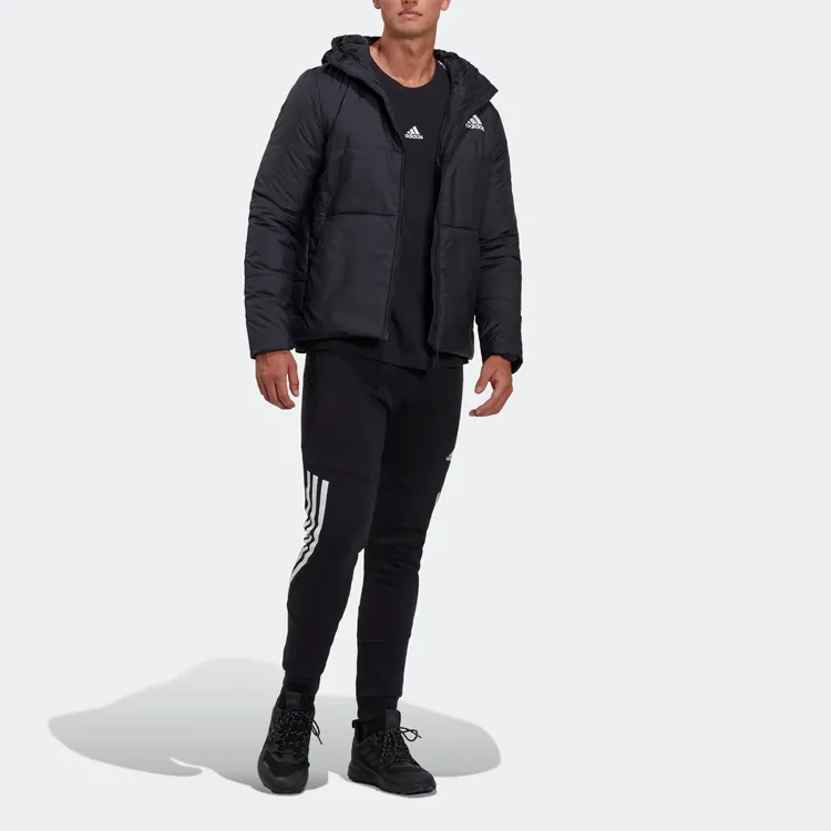 Adidas Puffer Jackets Men Black-4