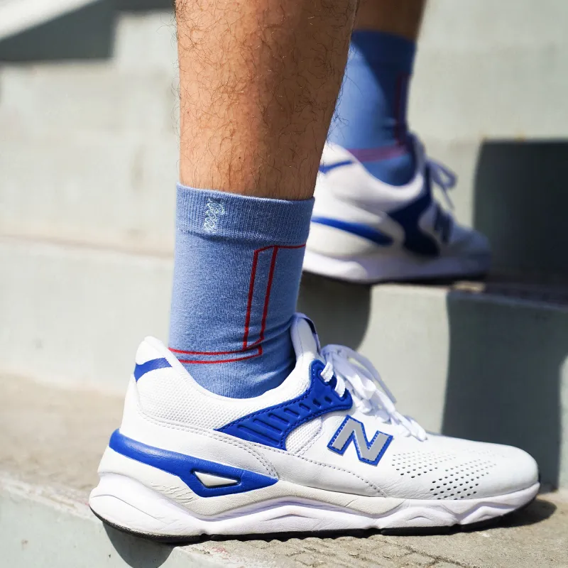 TOOCI Unisex Mid Calf Socks-5