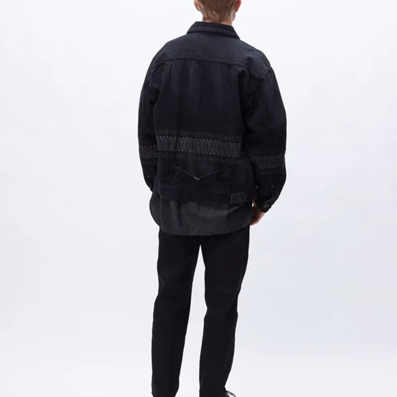NEIGHBORHOOD Denim Jackets Men Black-3