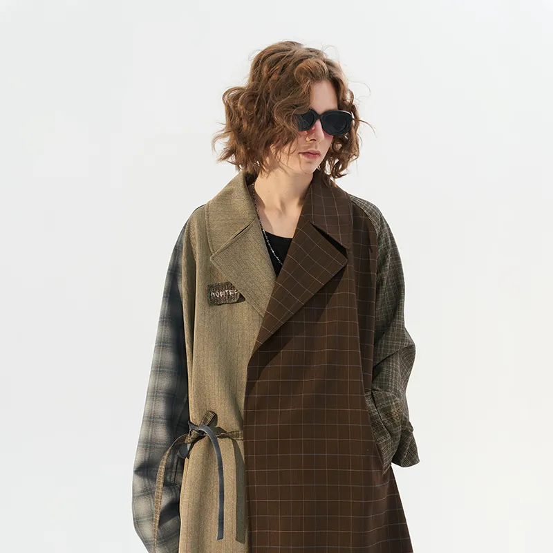 MODITEC Trench Coats Unisex Dark Brown-5