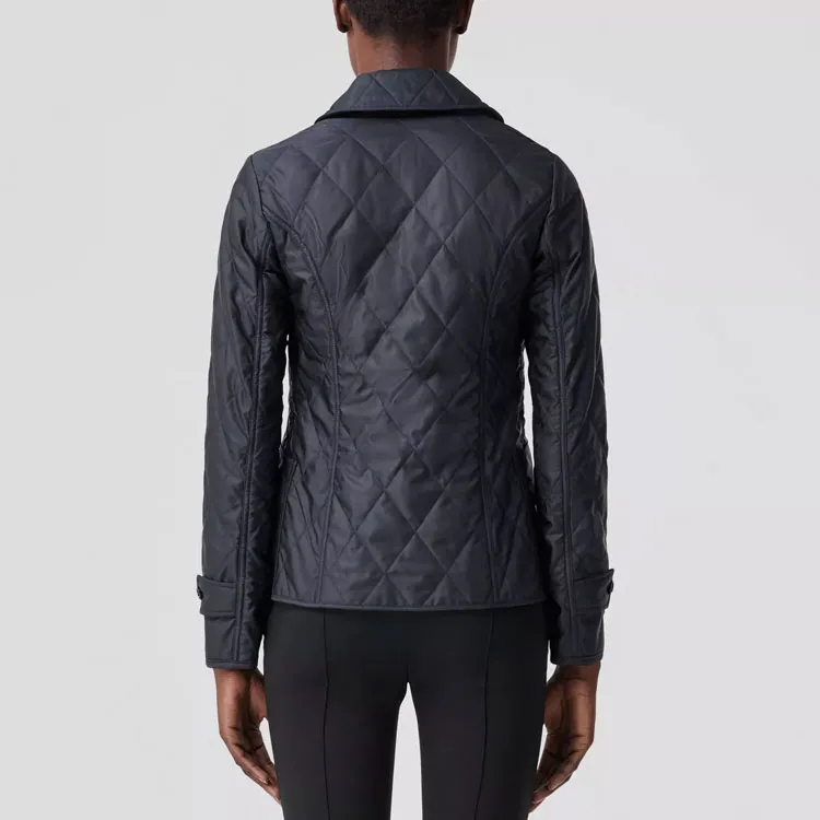Burberry SS22 Jackets Coats Women's Dark Blue-4