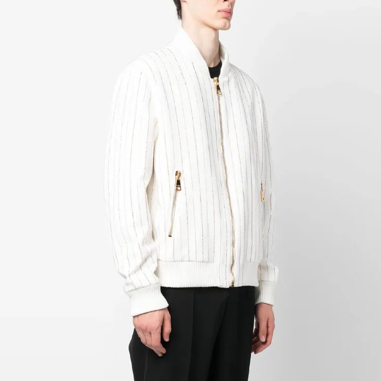 BALMAIN Jackets Men White-3