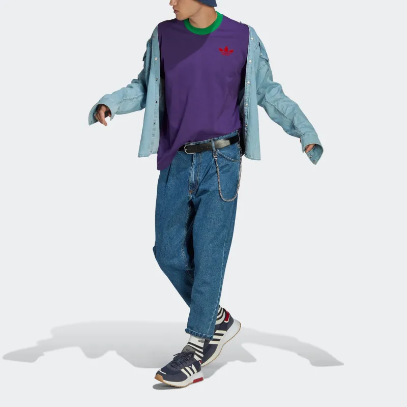 Adidas Originals T Shirt Men's Purple-1
