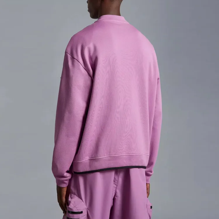 Moncler Sweatshirts Men Lilac-2