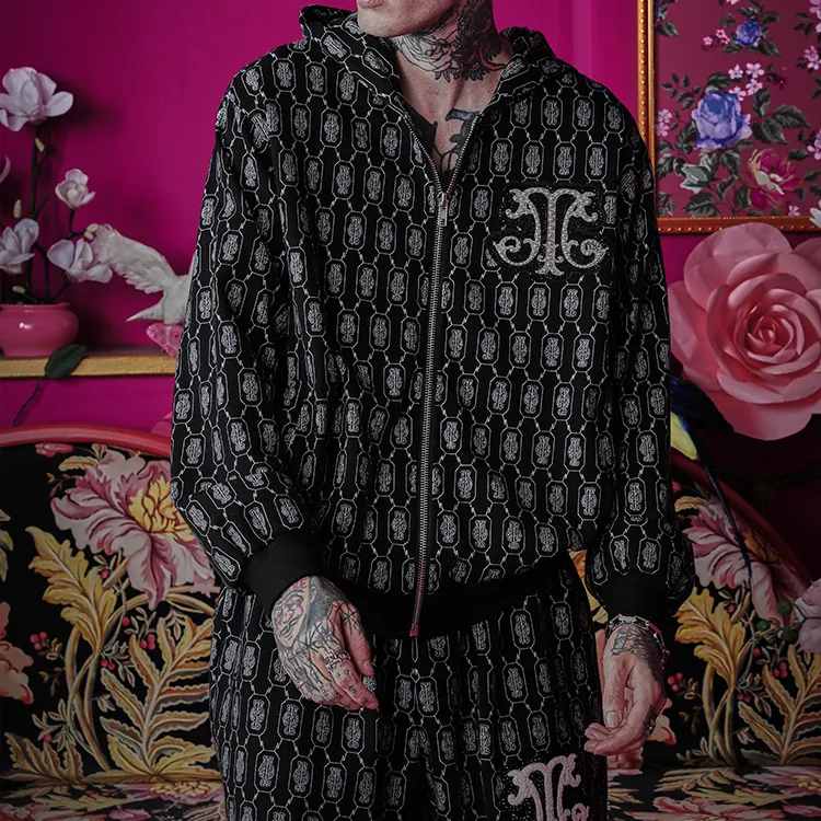 TCH Loose Fit Jacket Unisex Black-2
