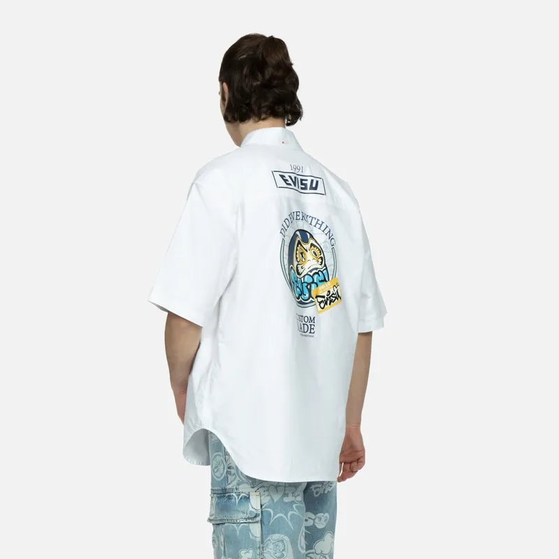 EVISU Shirts Men White-3