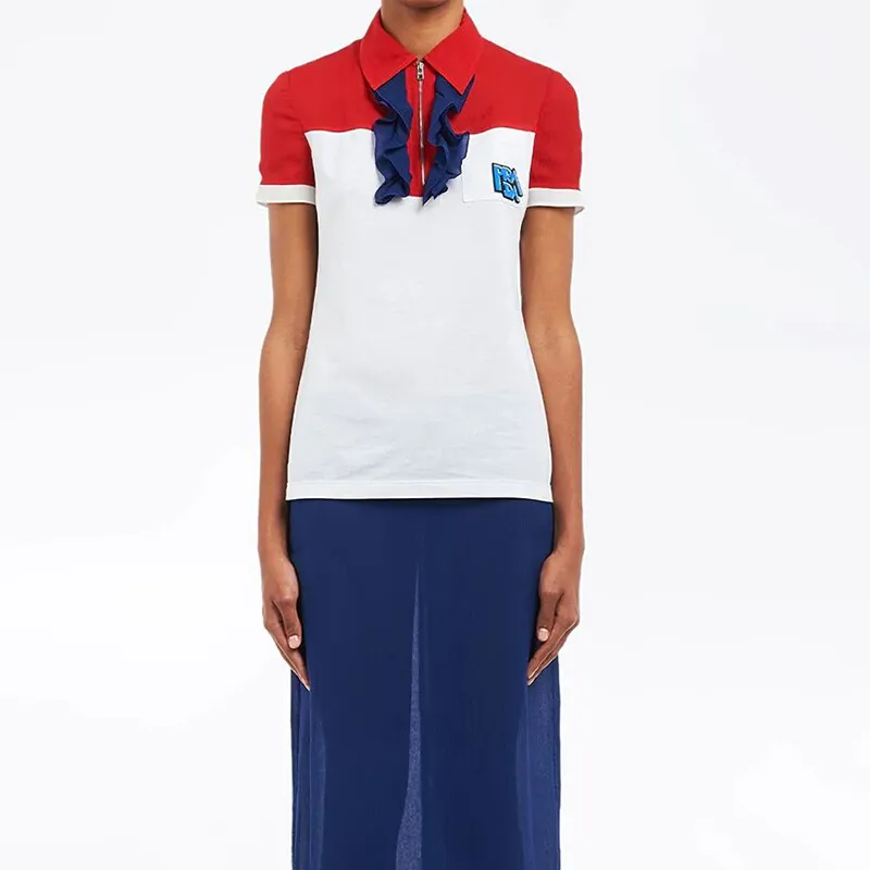 PRADA Polo Shirts Women's Red-1
