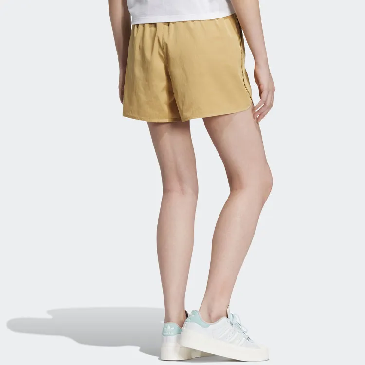 Adidas Originals Sports Shorts Women's Light Gold White-2