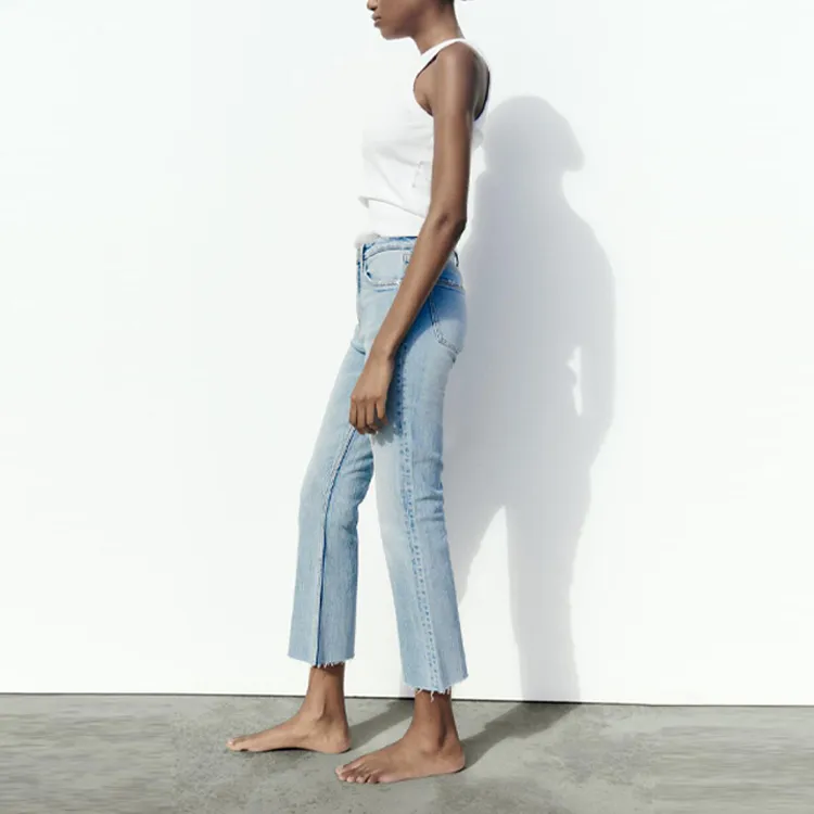 ZARA Jeans Women's Light Blue-4