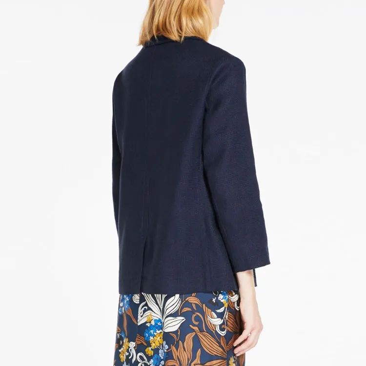 'S MAX MARA Business Suit Coat Women's Dark Blue-3