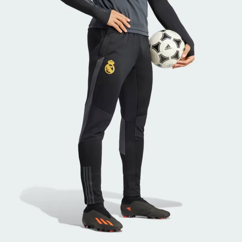 Adidas Real Madrid Knitted Sweatpants Men Black-2