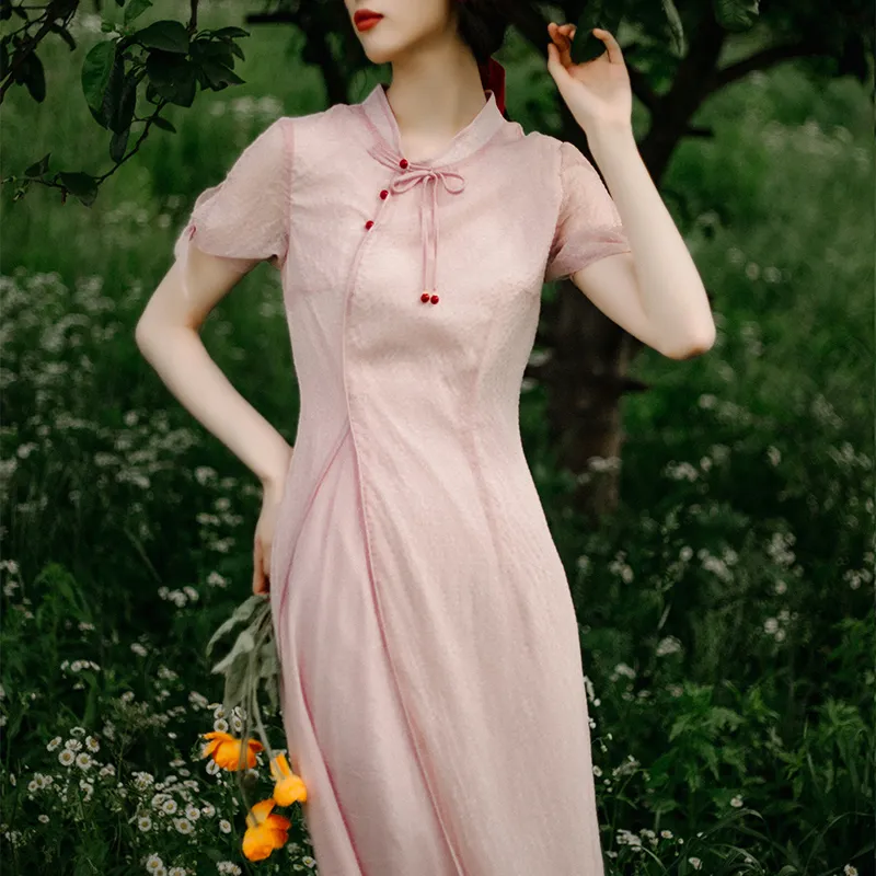 ANNECHEN Short Sleeved Dresses Women's-10