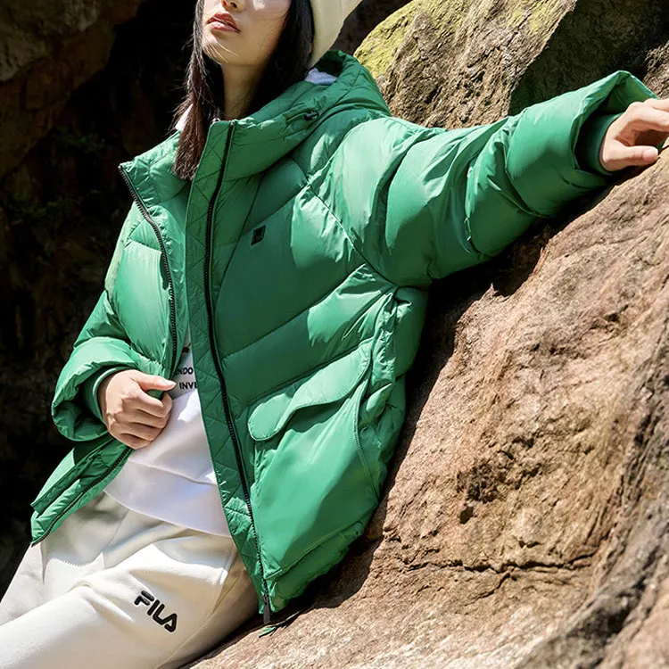 FILA Down Jackets Women's Banana Leaf Green-3