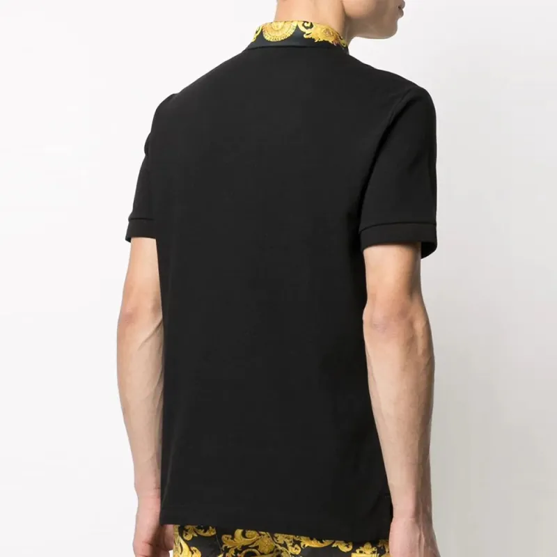 VERSACE JEANS COUTURE SS21 Polo Shirt Men's Black-4