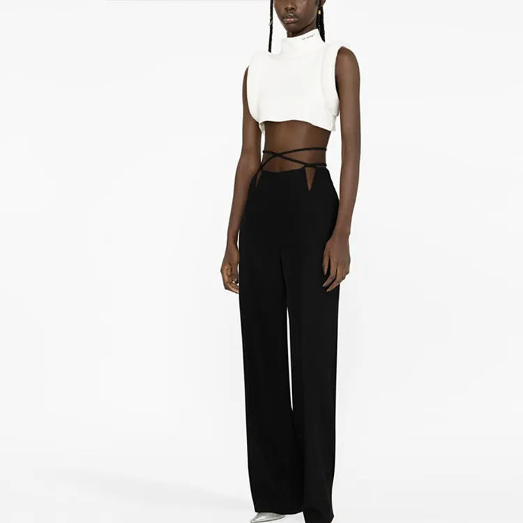 OFF-WHITE Tubular Crop Top-1