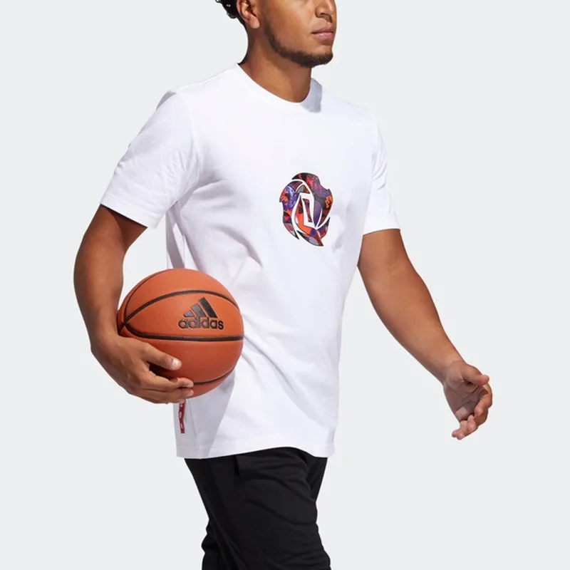Adidas T Shirts Men White-2