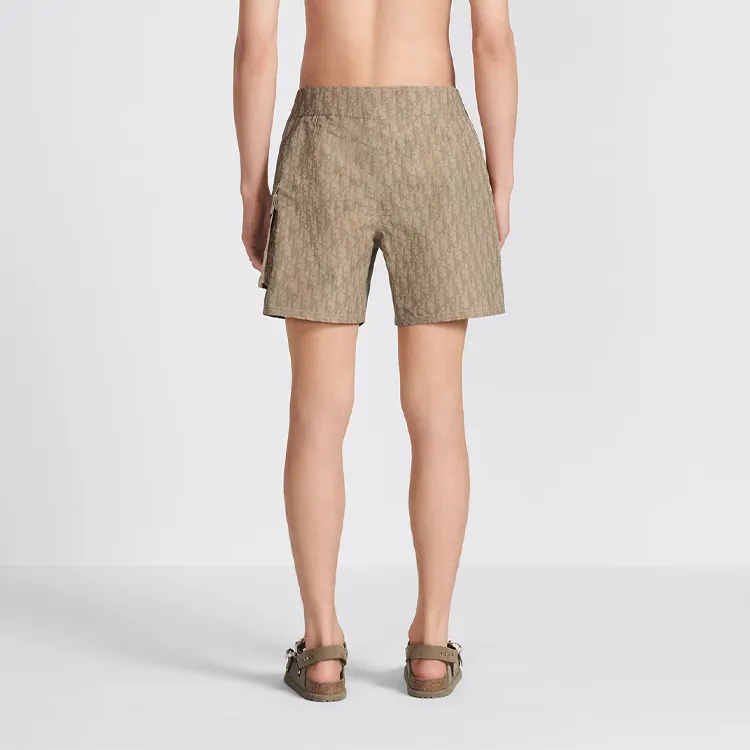 DIOR FW23 Swimming Shorts Men's Beige-3