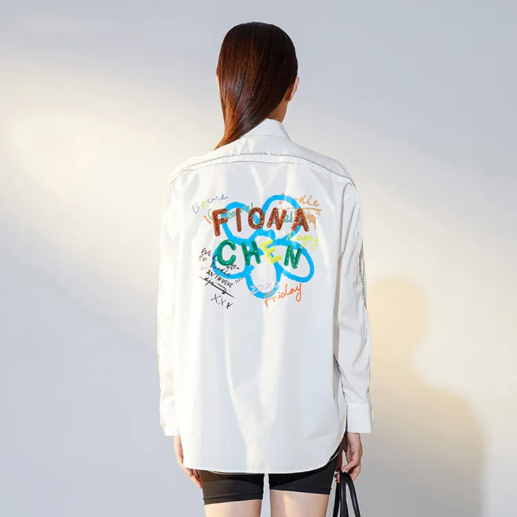 Fiona Chen Shirts Women's White-2