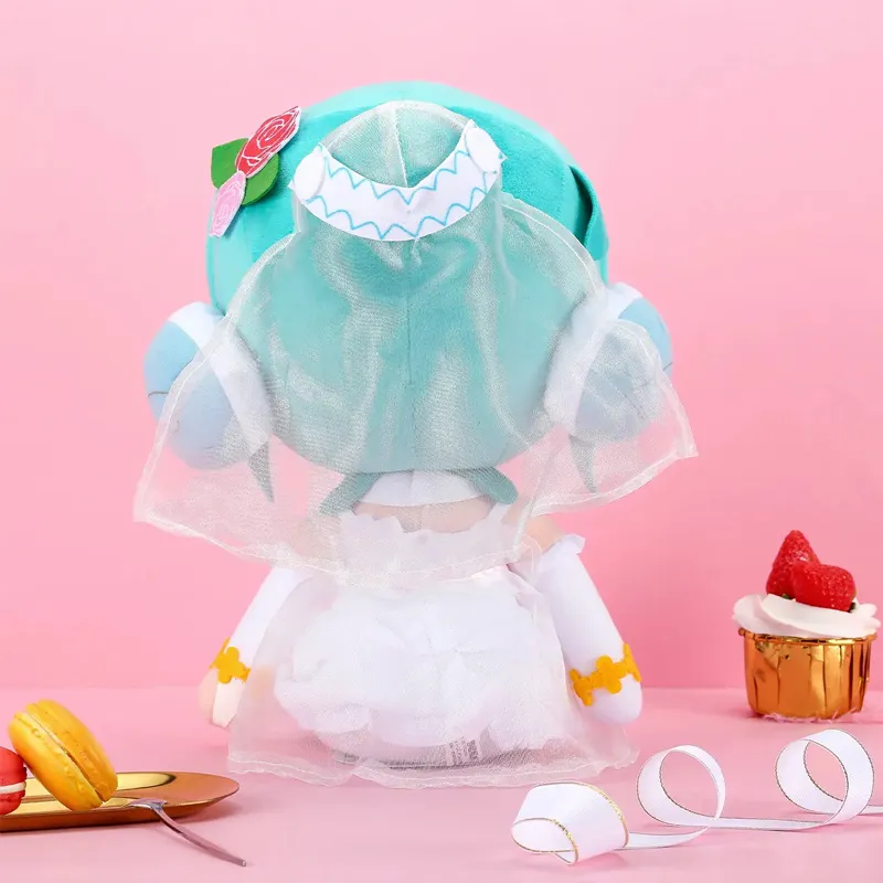 SEGA Hatsune Miku WHITE DRESS MIKU Dolls Plush Doll 27cm Height-3