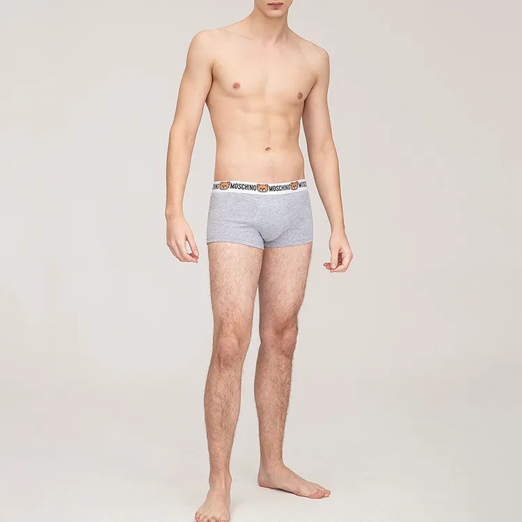 MOSCHINO Men's Logo Underwear Grey-2