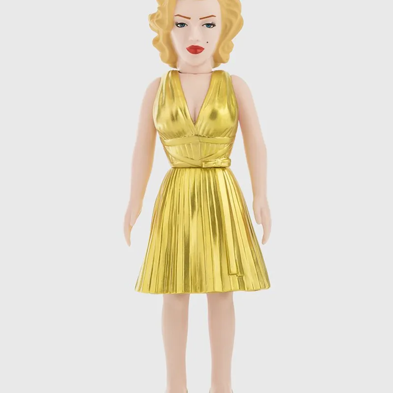 Medicom Toy Vcd Marilyn Monroe Gold Version Action Figure Gold-1