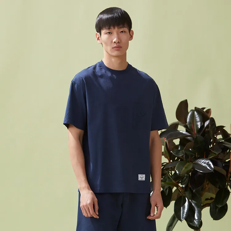 Herschel Straight T-Shirt Unisex-4