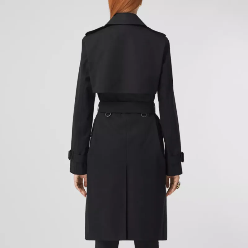 Burberry Gabardine Trench Coat-3