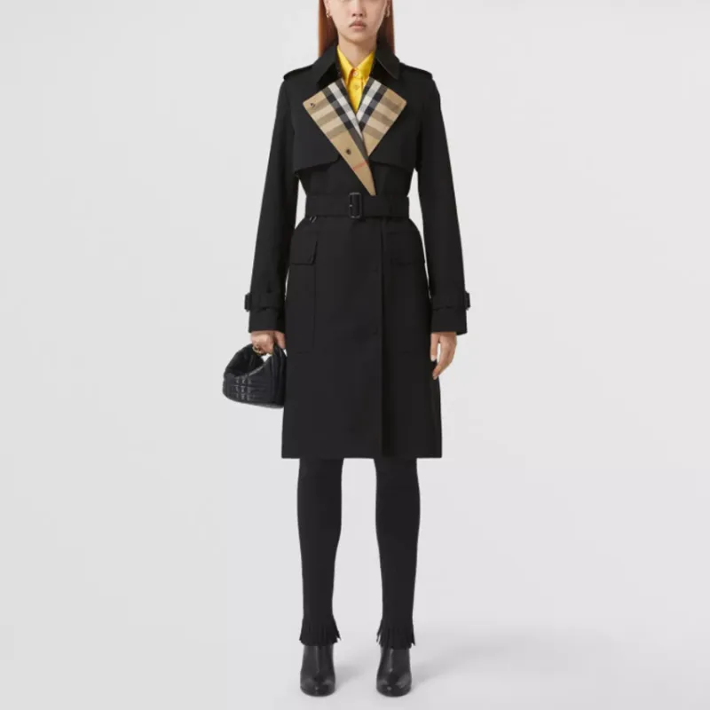 Burberry Gabardine Trench Coat-2