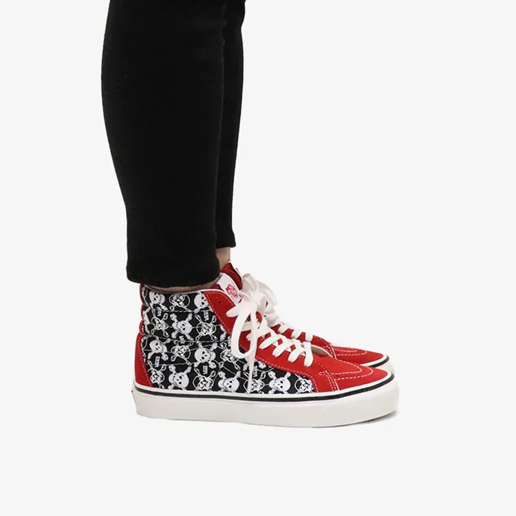 Sk8 Vans Hi 38 Dx 'Skulls Red Black'-5