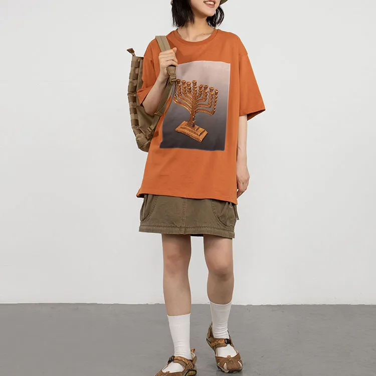 Crying Center T-Shirts Unisex Orange-5