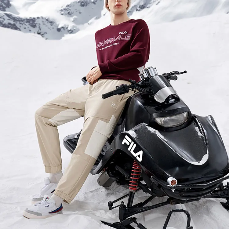 FILA Sweatshirt Men's Rose Burgundy-4