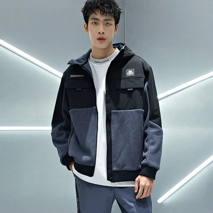 Kappa Colorblock Hooded Puffer Jacket Men's-4