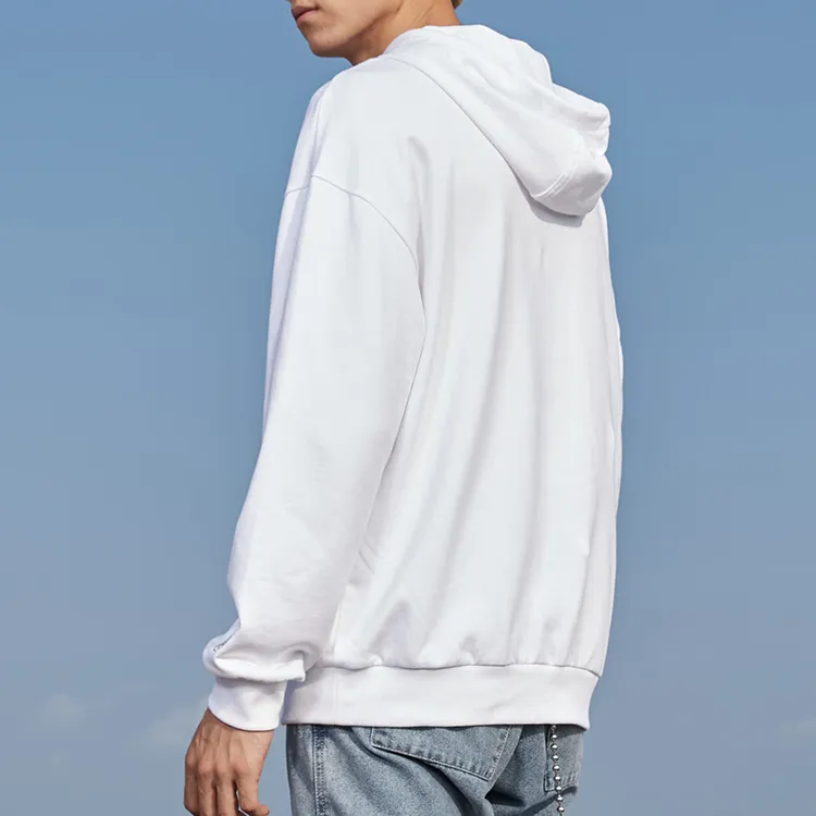 Erke Sweatshirt Spring Fall Winter Men's True White-3