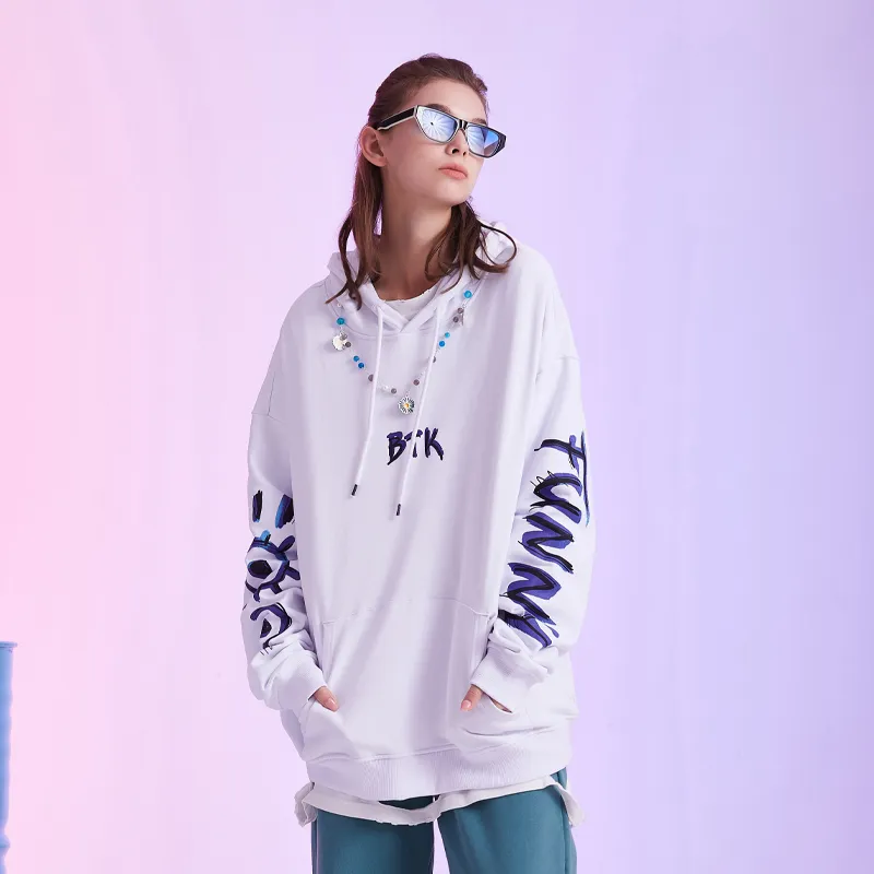 BTK Hooded Loose Fit Sweatshirt Unisex-3