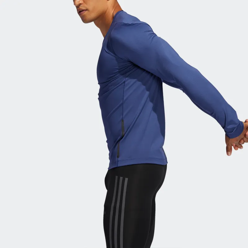 Adidas Raglan Sleeve T Shirt Men's Tech Indigo-5