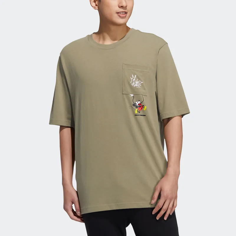 Disney X Adidas Neo T-Shirts Men Green-2