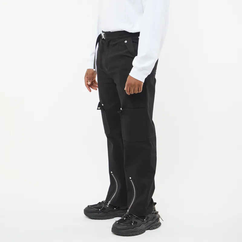 FANBIOU SS22 Casual Pants Unisex Black-3