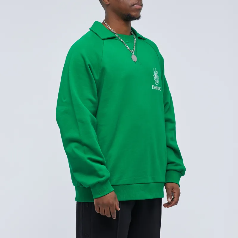 FANBIOU Sweatshirts Unisex Green-7