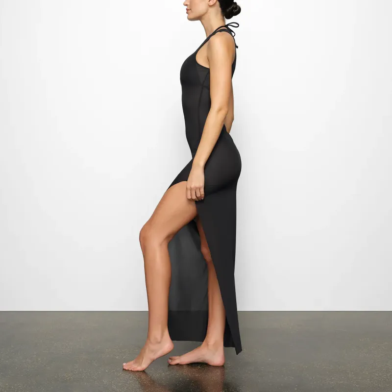 Skims Slip Dresses Women's Black-3