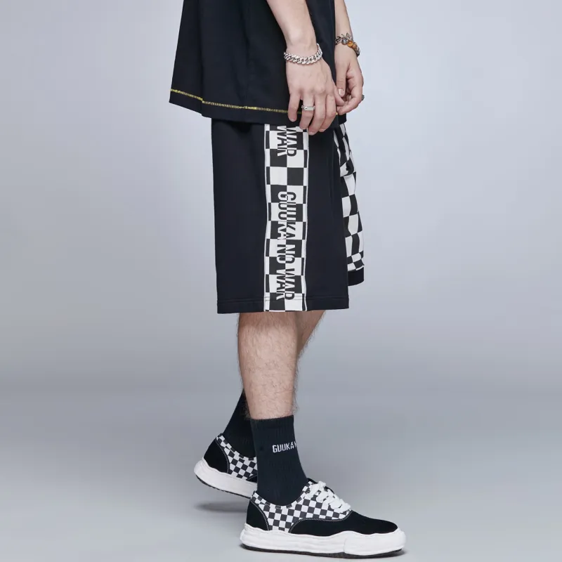 Guuka Casual Shorts Men Black-6