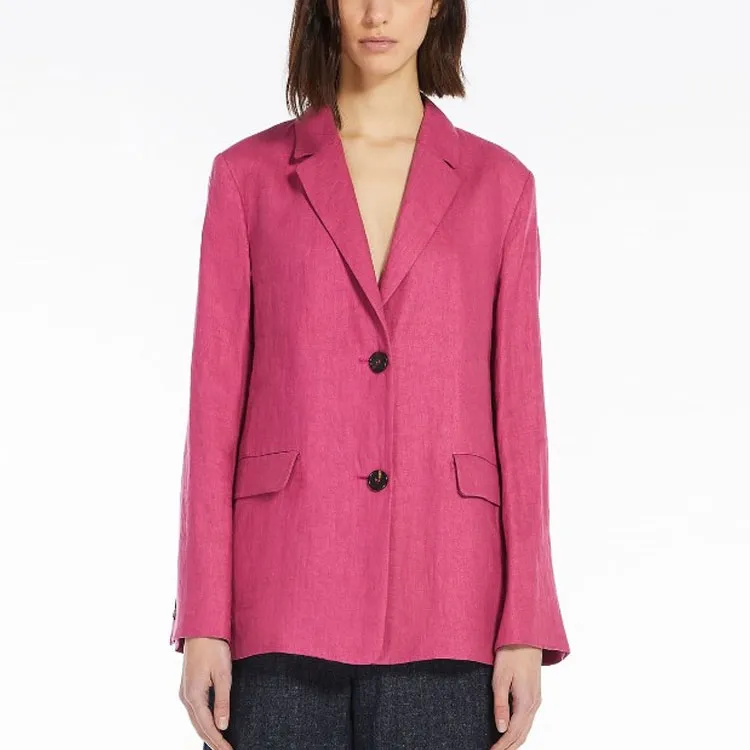 'S MAX MARA Single Breasted Long Sleeved Blazer-1