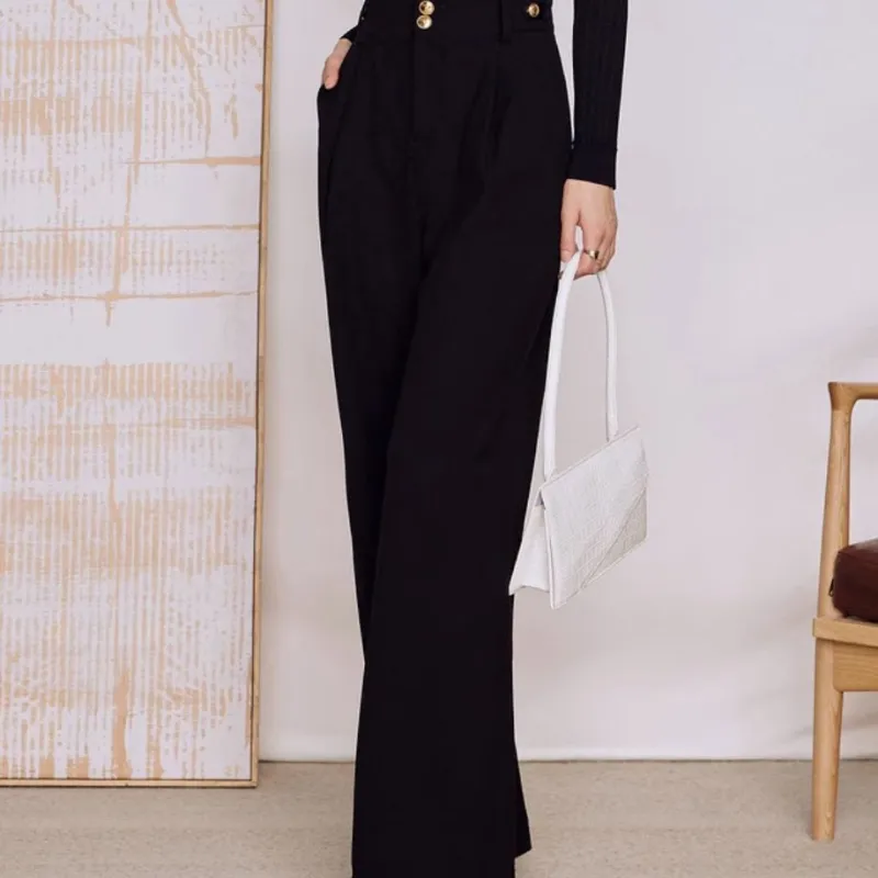 YINER GoodLand Casual Pants Women's Black-4